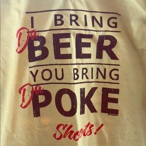 CrazyShirts Beer & Poke tee
